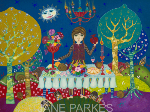 Jane Parkes Art - Forest Feast